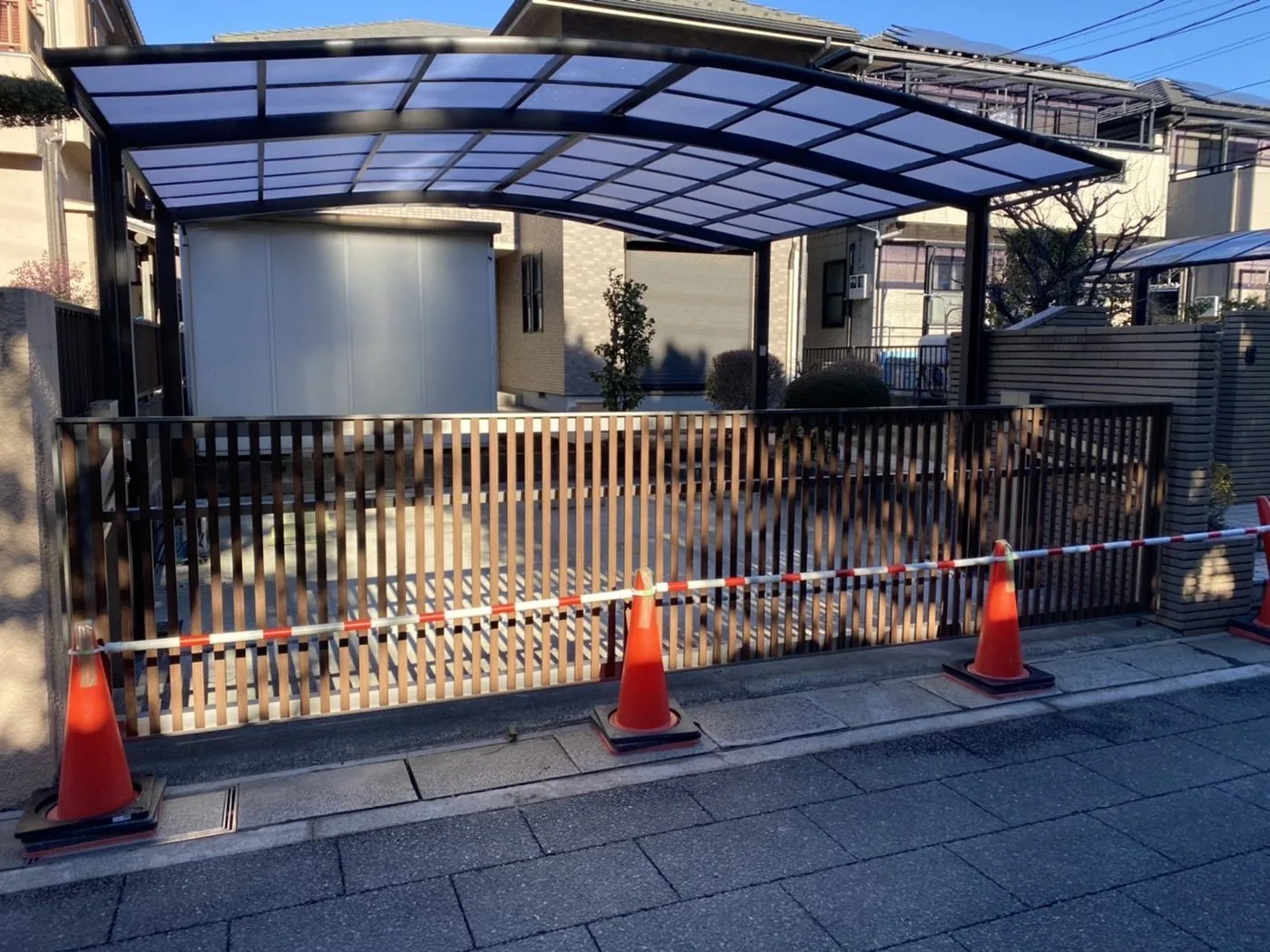 門まわり・ゲート設置の外構工事（hifaceY）